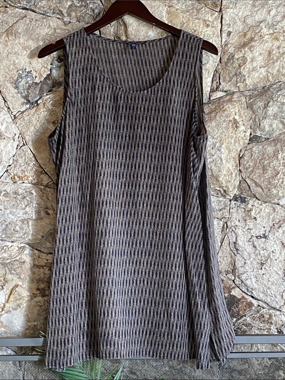 Eileen Fisher 100% silk tank - 1X